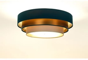 Stropné svietidlo TRINITI 2xE27/60W/230V zelená/medená/hnedá