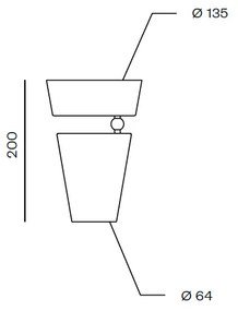 LND Design LCM110 Tuike stropná bodová lampa, čierna