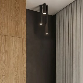 Sollux SL.1002 - Bodové svietidlo LAGOS 1xGU10/10W/230V 40 cm čierna