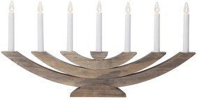 Hnedá vianočná svetelná dekorácia Navida – Star Trading