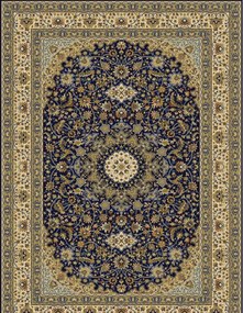 Oriental Weavers, Kusový koberec Kendra 711 / DZ2B, 200x285, modrá, obývacia izba