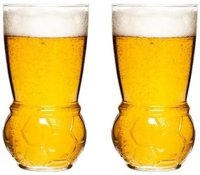 Poháre na pivo SAGAFORM Football Glasses, 45cl, 2ks