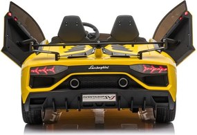 LEAN CARS Elektrické autíčko Lamborghini Aventador SX2028 žlté