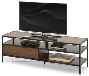TV stolík/skrinka Subsidios (čierna). Akcia -25%. Vlastná spoľahlivá doprava až k Vám domov. 1137070