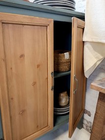 Opálová antik drevená komoda French antiek - 90*37*80 cm