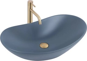 Keramické umývadlo na dosku REA ROYAL Blueberry mat
