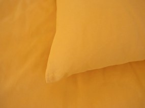 Bavlnená obliečka na vankúšik Renforcé 40 × 40 cm – Jasmine horčicová