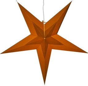 Oranžová vianočná svetelná dekorácia Star Trading Diva, ø 60 cm