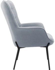 Svetlosivé kreslo Boris – Støraa