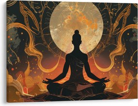 Obraz - Meditácia (70x50 cm)