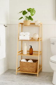 Noela Skosený bambusový regál ESCALA