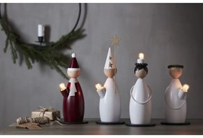 Biela svetelná dekorácia s vianočným motívom ø 12 cm Lucia Classic – Star Trading