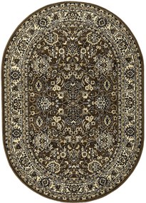 Koberce Breno Kusový koberec PRACTICA ovál 59/DMD, hnedá, viacfarebná,200 x 290 cm