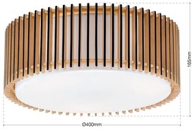 Orion - Stropné svietidlo TARTA 3xE27/40W/230V priemer 40 cm béžové
