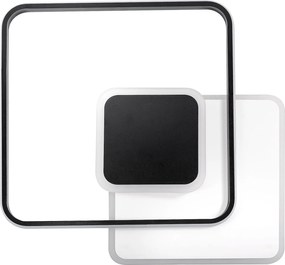 Toolight Toolight, LED stropné svietidlo 32W, 3000K, LHJ079-C, čierna-biela, OSW-50039