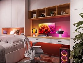 Nanoleaf NL7602K0001A023-LED RGBIC stmievateľná stolná nabíjacia stanica 2700-6500K 5V biela