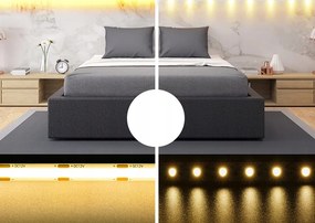 Sada LED neónových COB pásikov 12V 5m 4000K 60W - zdroj + diaľkový ovládač