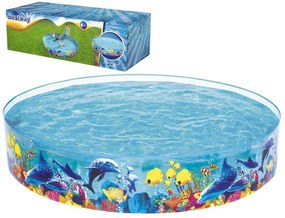 Detský bazén s pevnou stenou 244 x 46 cm