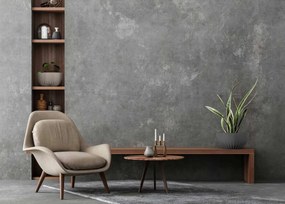 PLASTOVÝ KVETINÁČ STRIPPED ECO 16X30 CM TMAVOHNEDÁ