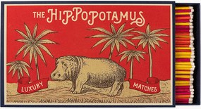Dizajnová zápalková škatuľka Hippopotamus