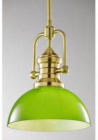 Jupiter 2073 - Luster na tyči PLATINO 1xE27/15W/230V zelená/zlatá