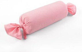 Biante Zamatový vankúš valec bonbon Velvet Brick SVB-207 Ružový 15x100 cm