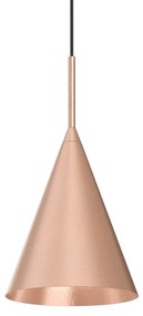 Závesné svietidlo Capital, 1x medené kovové tienidlo, (fi 17cm), b