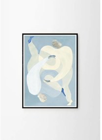 Plagát 70x100 cm Hold You - Blue – Sofia Lind – The Poster Club