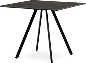 Jedálenský stôl HT-R5190 sivý dub / čierny