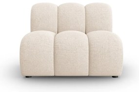 Krémovobiely modul pohovky (stredový diel) Lupine – Micadoni Home