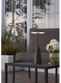 Eglo 900925 - LED Stmievateľná vonkajšia lampa PICCOLA 2,8W/5V 5200mAh IP54 čierna