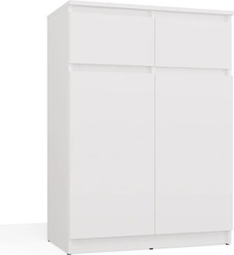 Komoda Malwa 2DD2S 70 cm bílá