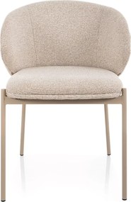 Jedálenská stolička KIOTO, kašmír/svetlobéžová