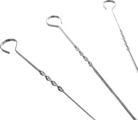 Grilovacie ihly v súprave 10 ks z nehrdzavejúcej ocele – Orion