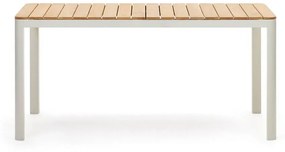 Záhradný stôl noba 160 x 90 cm biely MUZZA