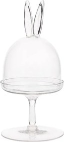 Podnos PRATA so skleneným vekom v tvare zajačích uší 810041