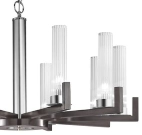 Kolarz 6009.81060 - Luster na reťazi RAGGIO 10xE14/25W/230V matný chróm