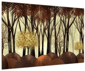 Obraz - Dekoratívne les (90x60 cm)