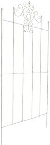 2x Mriežka na popínavé rastliny Paula - 180 x 85,5 cm - Biela antik