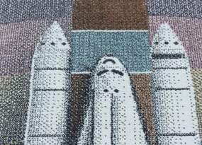 Koberce Breno Kusový koberec FUNNY 2111 Blue, modrá, viacfarebná,120 x 170 cm