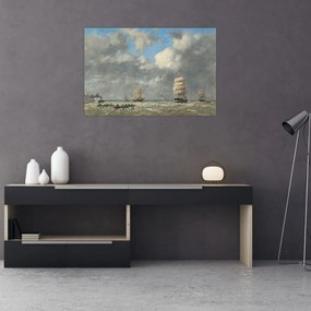Obraz - Eugène Boudin, Le Havre, reprodukcia (90x60 cm)