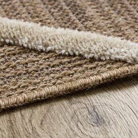 Dywany Łuszczów, Kusový koberec Spark 0708A beige/cream, 140x190, béžová, chodba / predsieň