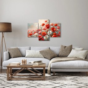 Obraz - Maľba vlčích makov (90x60 cm)