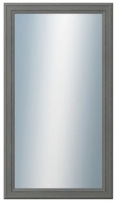 DANTIK - Zrkadlo v rámu, rozmer s rámom 50x90 cm z lišty STEP tmavošedá (3021)
