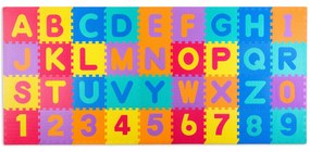 Penová podložka pre deti - abeceda | farebná