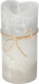 Sviečka Dorotea 15 cm grey cristal