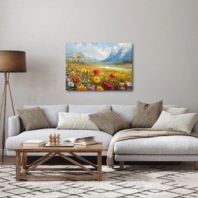 Obraz - Maľovaná krajina (70x50 cm)