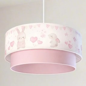 Brilagi - LED detský luster na lanku BOBO 1xE27/60W/230V pr. 40 cm krémová/ružová/kráľovská modrá