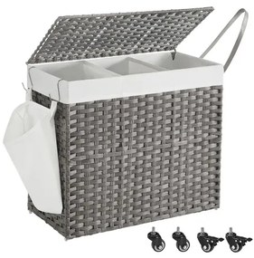 Ručne tkaný kôš na bielizeň LCB365G01