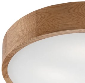Stropné svietidlo OAK 3xE27/60W/230V dub, pr. 47,5 cm